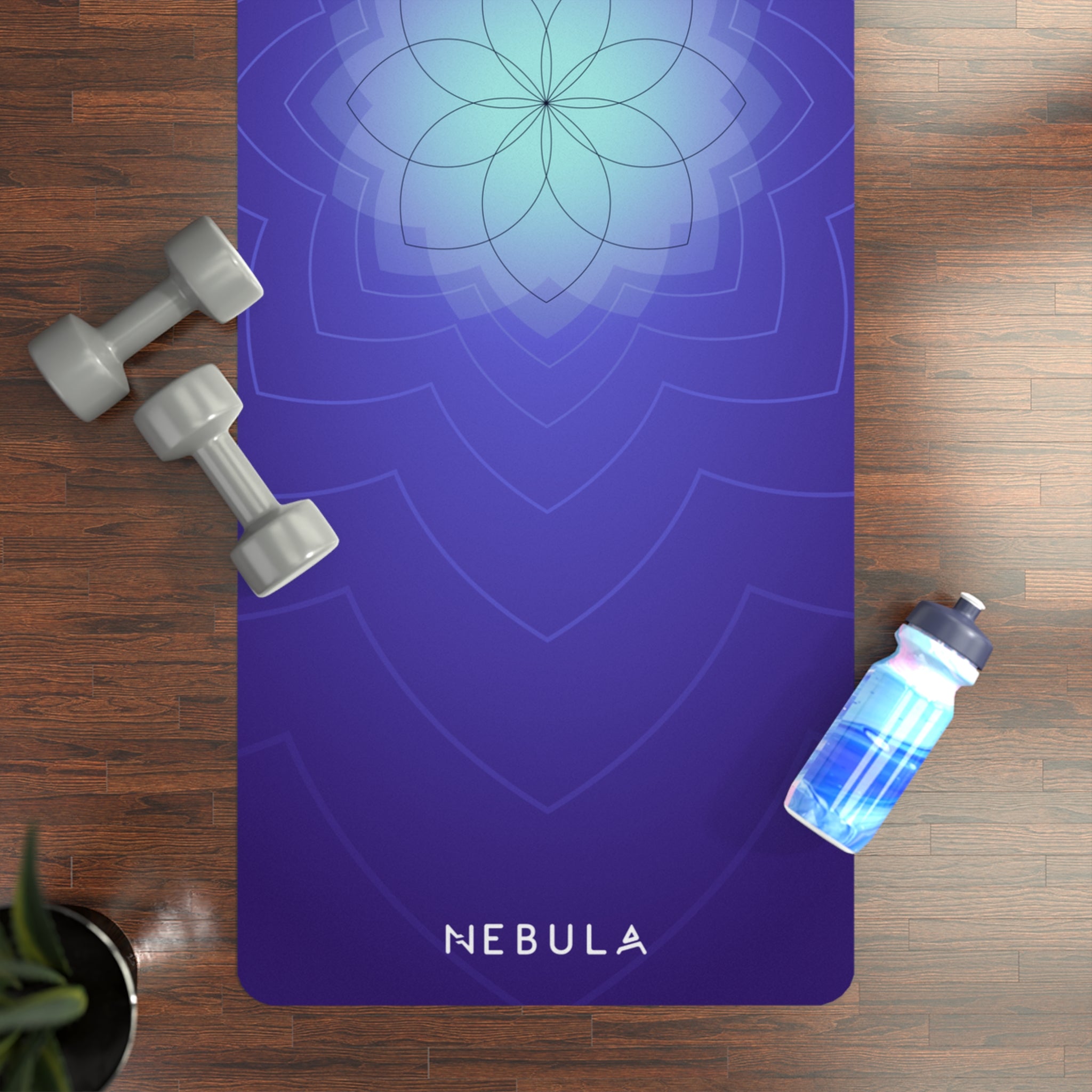 Blue Lotus Yoga Mat