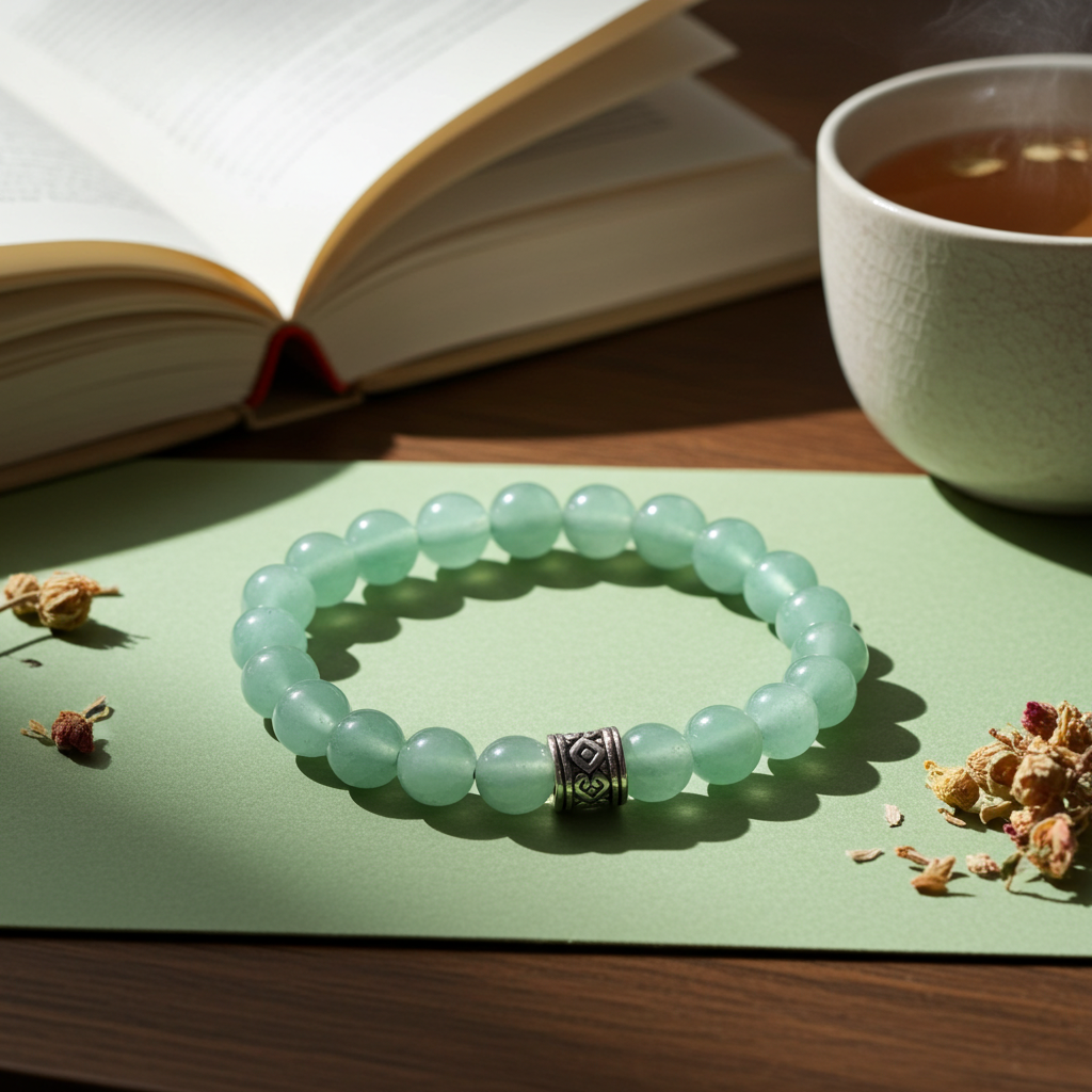 Green Aventurine Bead Bracelet