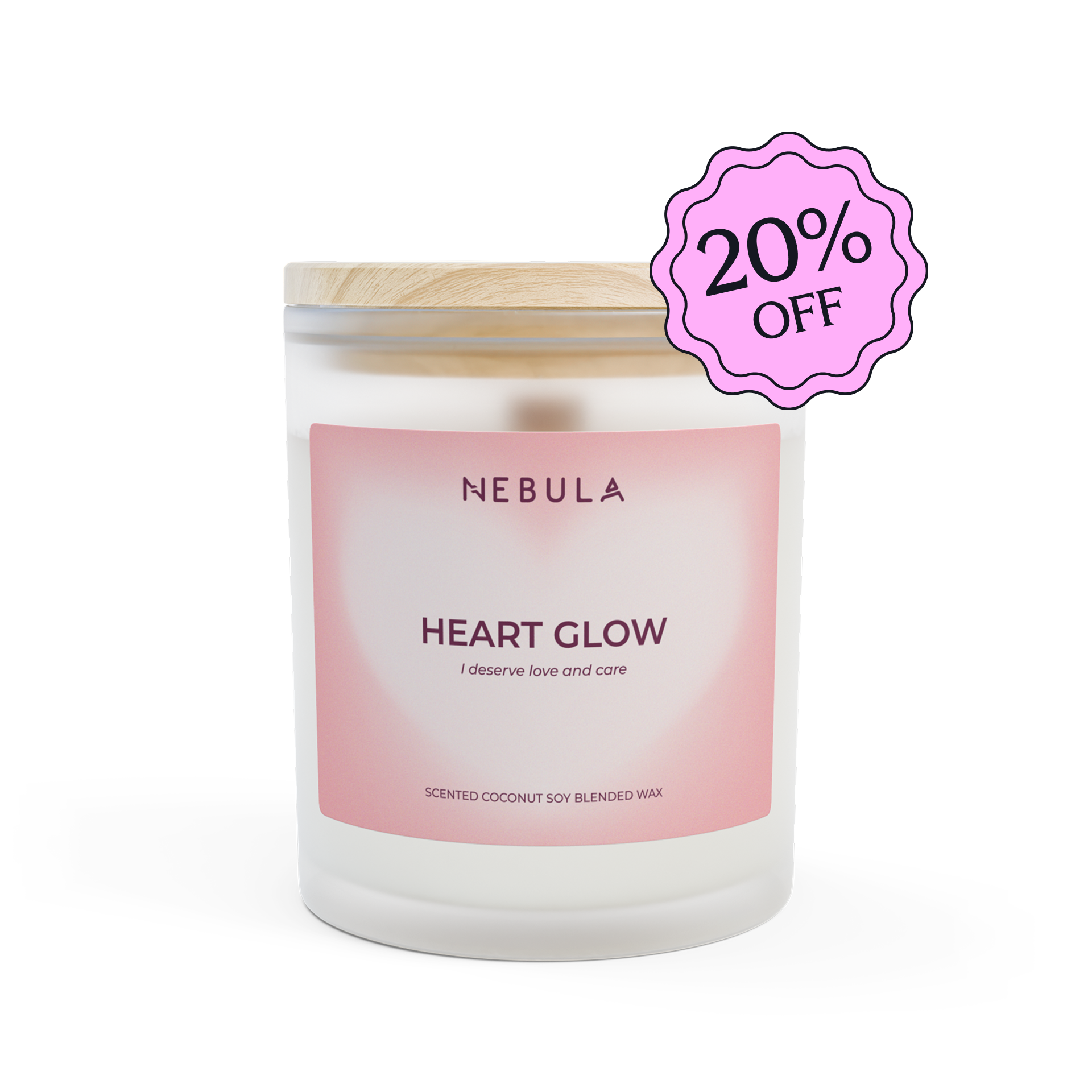 Heart Glow Candle
