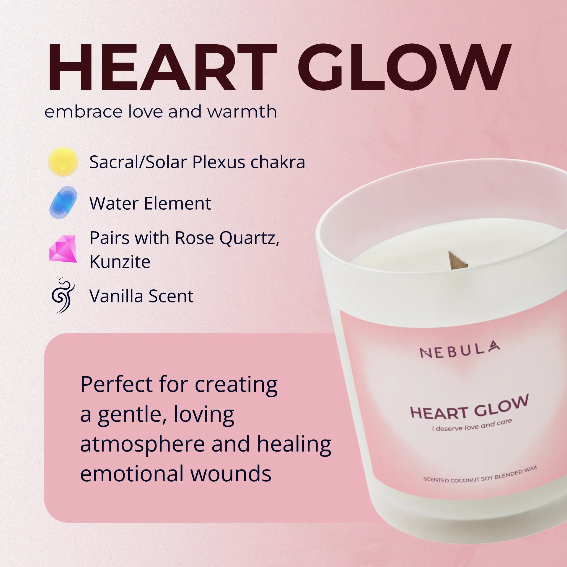 Heart Glow Candle