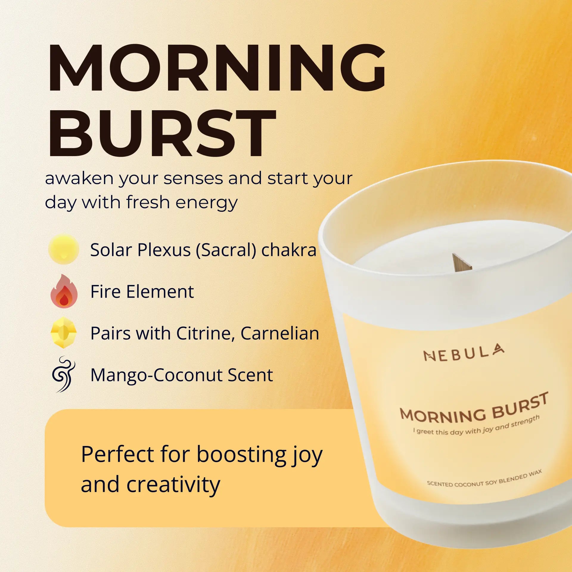 Morning Burst Candle
