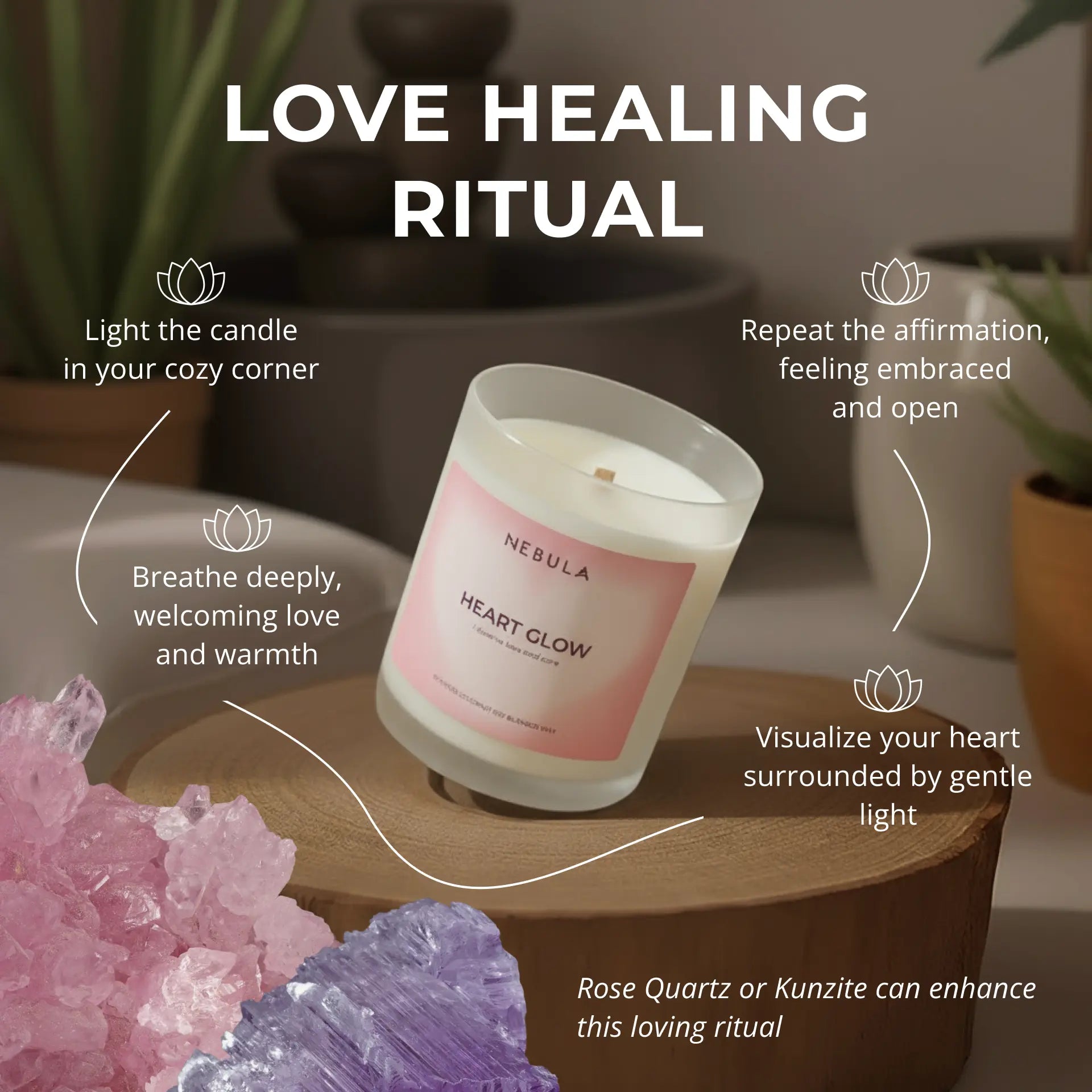 Heart Glow Candle
