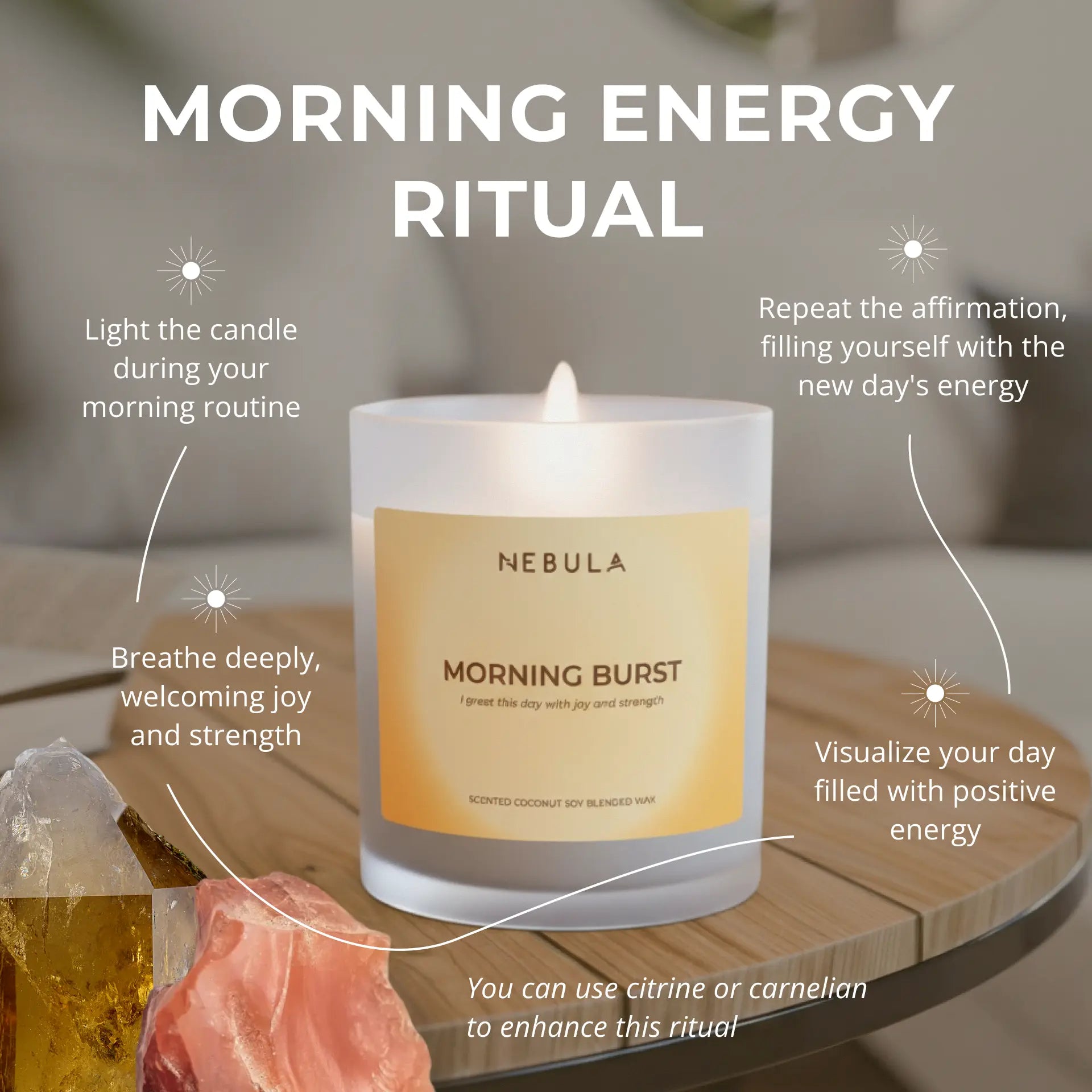 Morning Burst Candle
