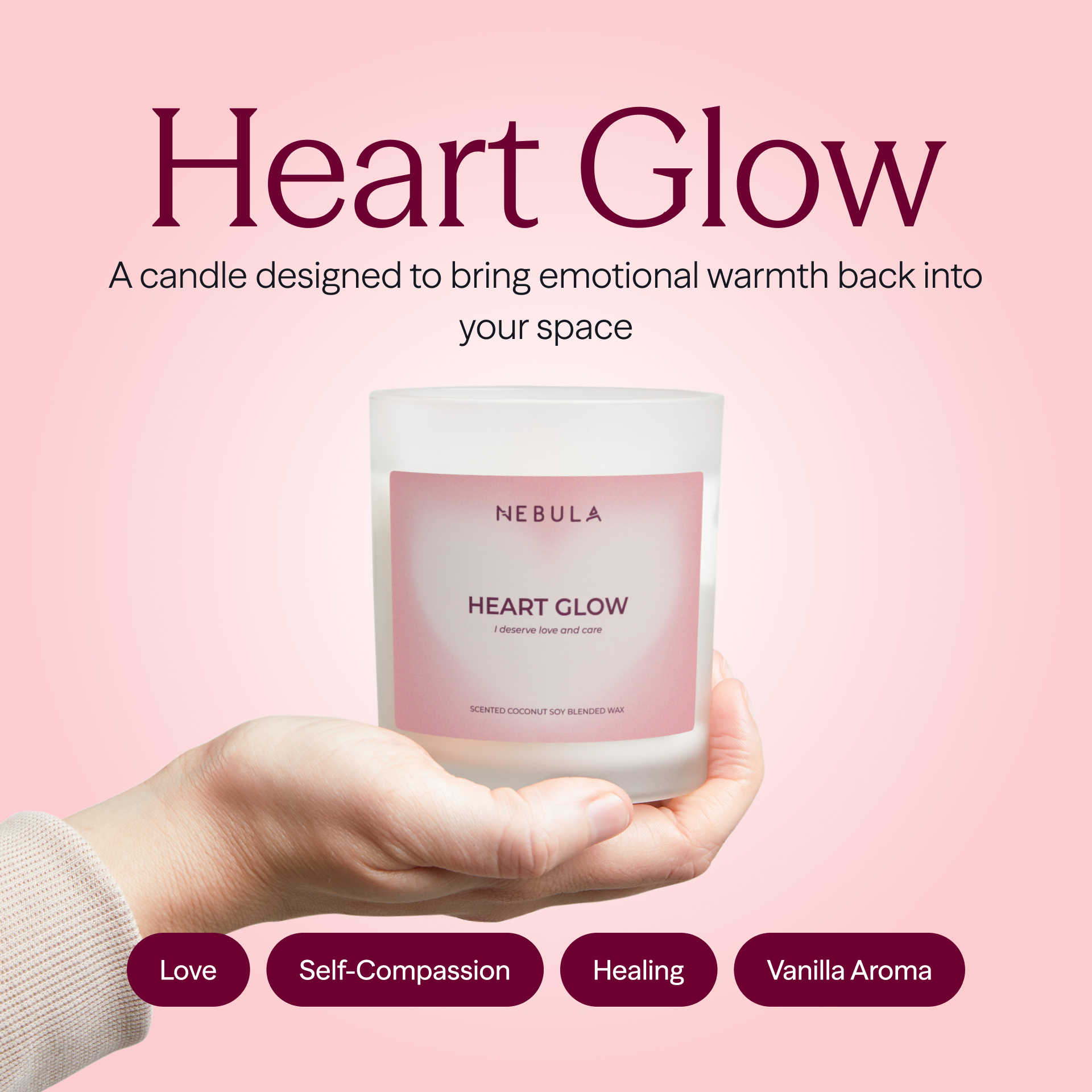 Heart Glow Candle