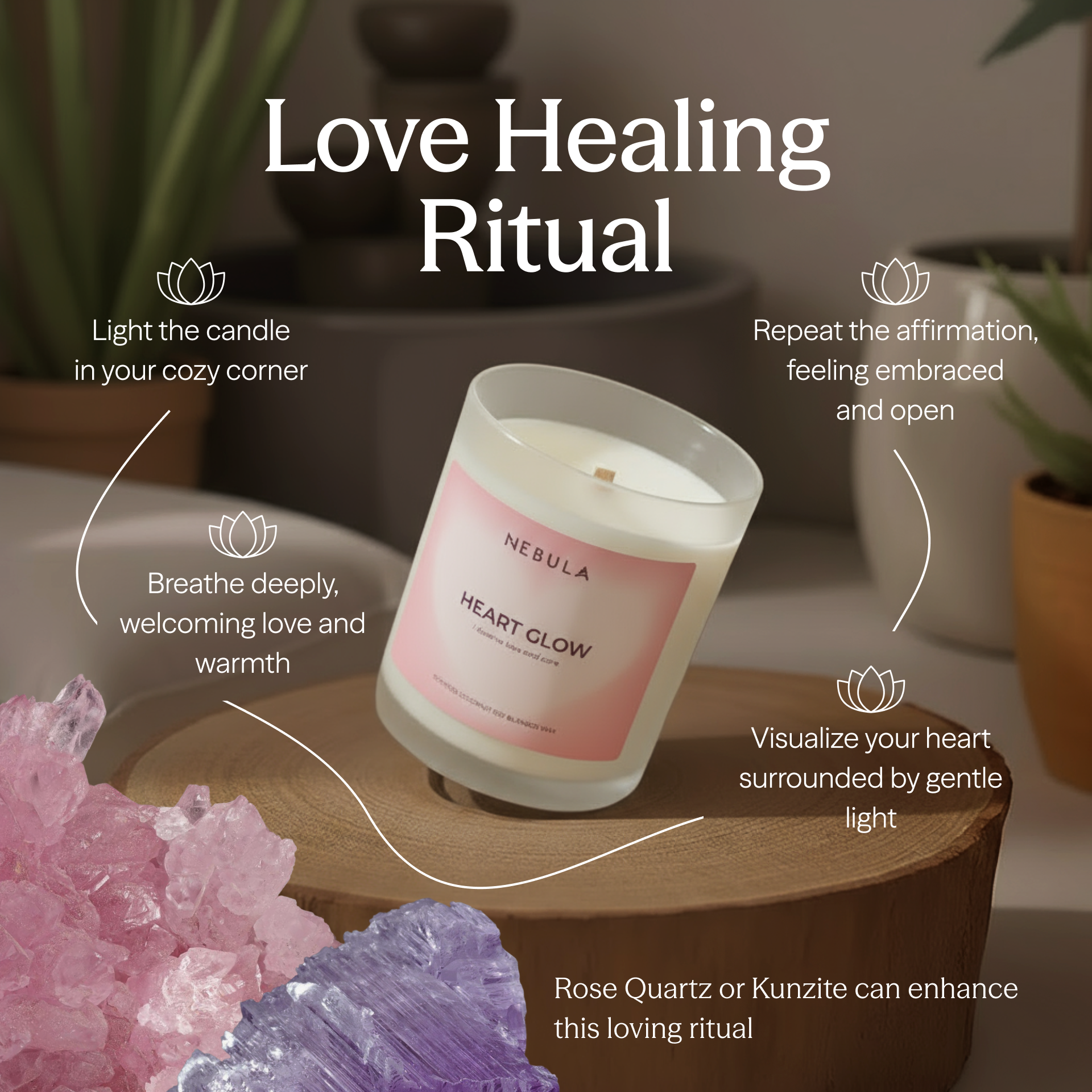 Heart Glow Candle