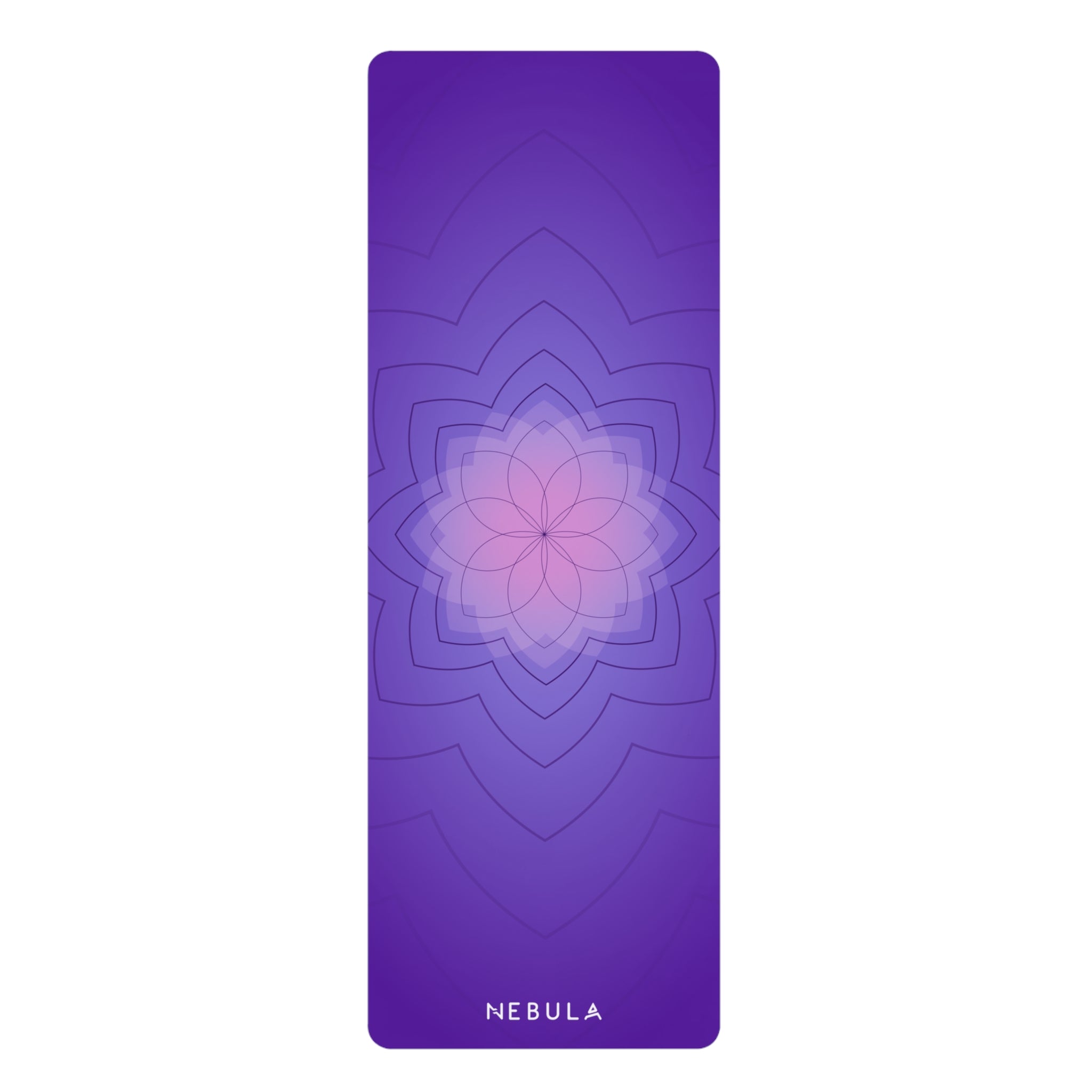 Pink Lotus Yoga Mat