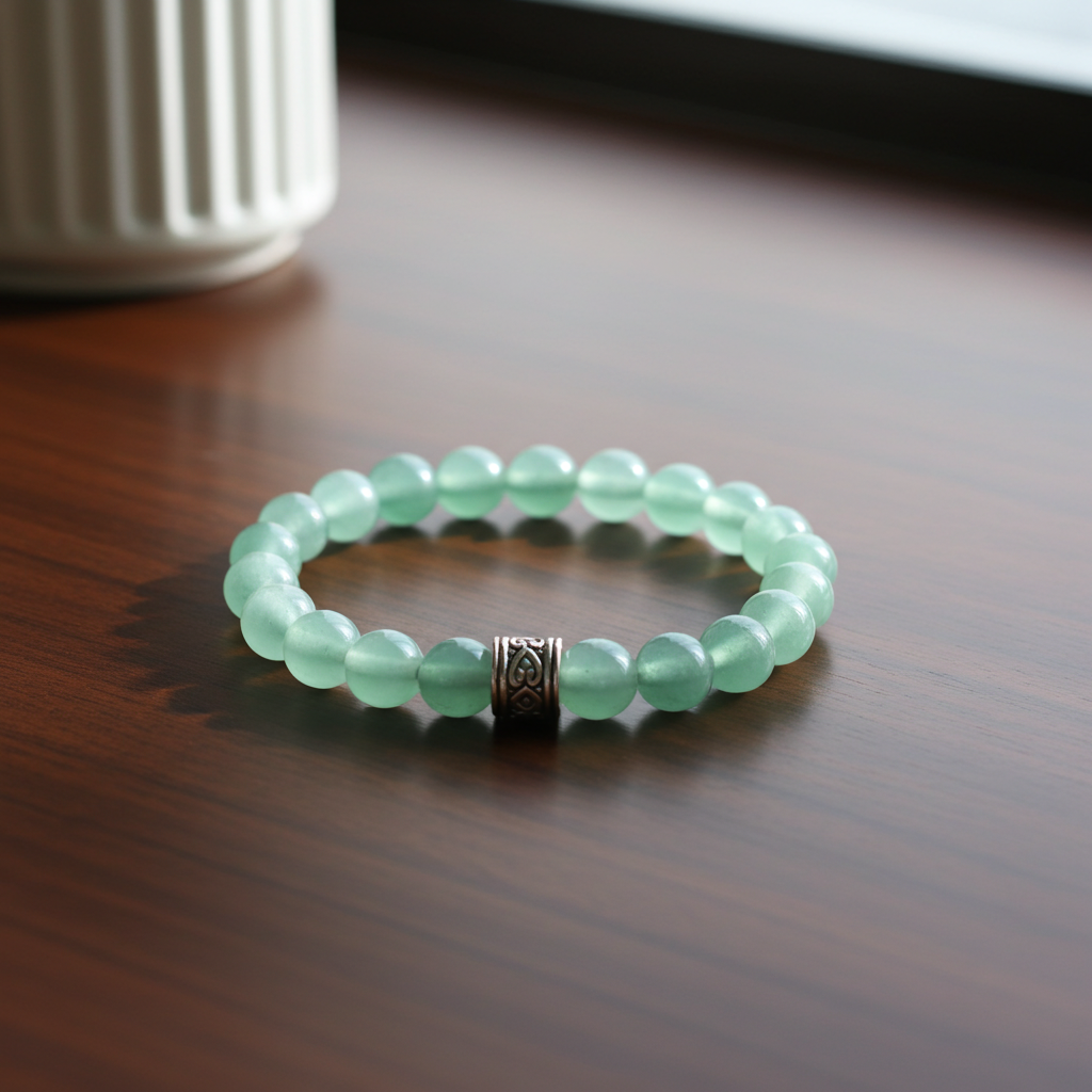 Green Aventurine Bead Bracelet