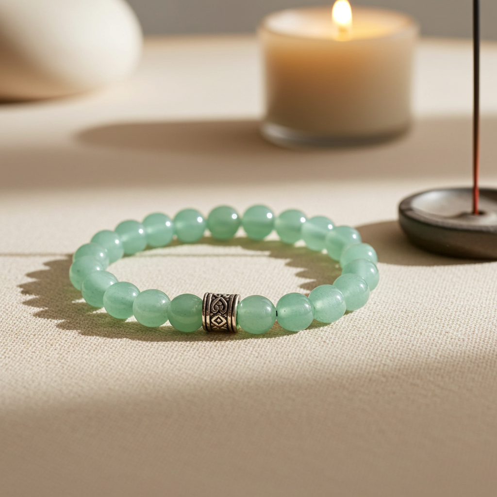 Green Aventurine Bead Bracelet