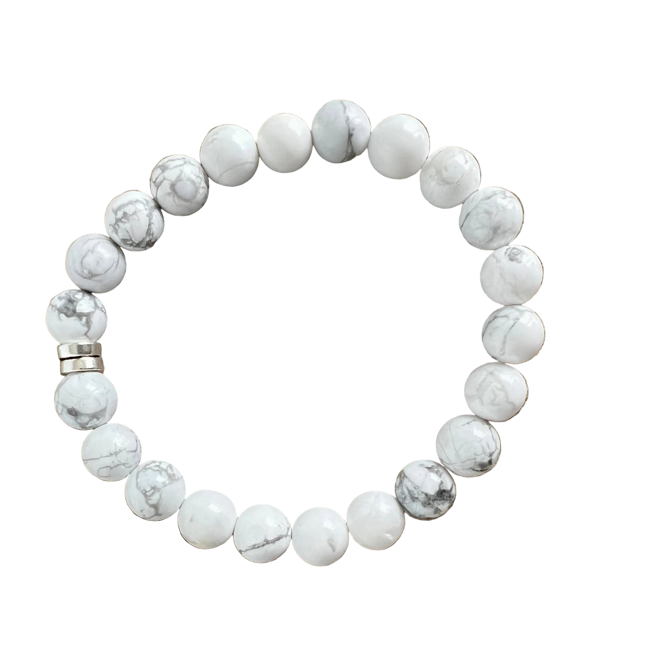 Howlite Bead Bracelet
