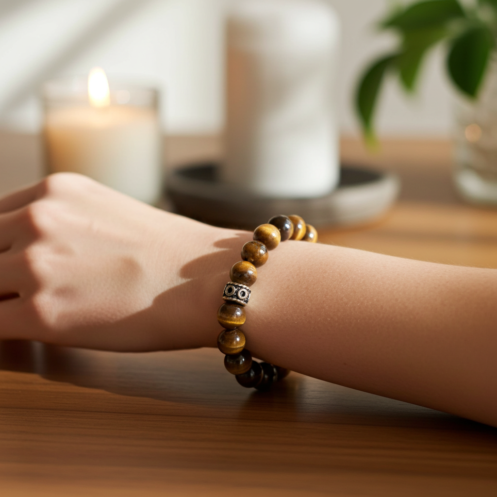 Tiger Eye Bead Bracelet
