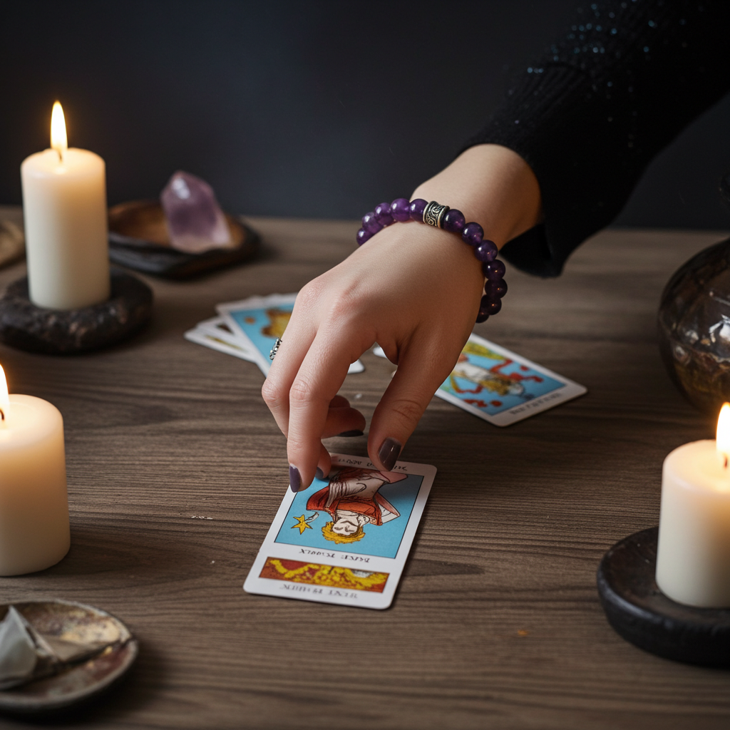 Amethyst Bead Bracelet