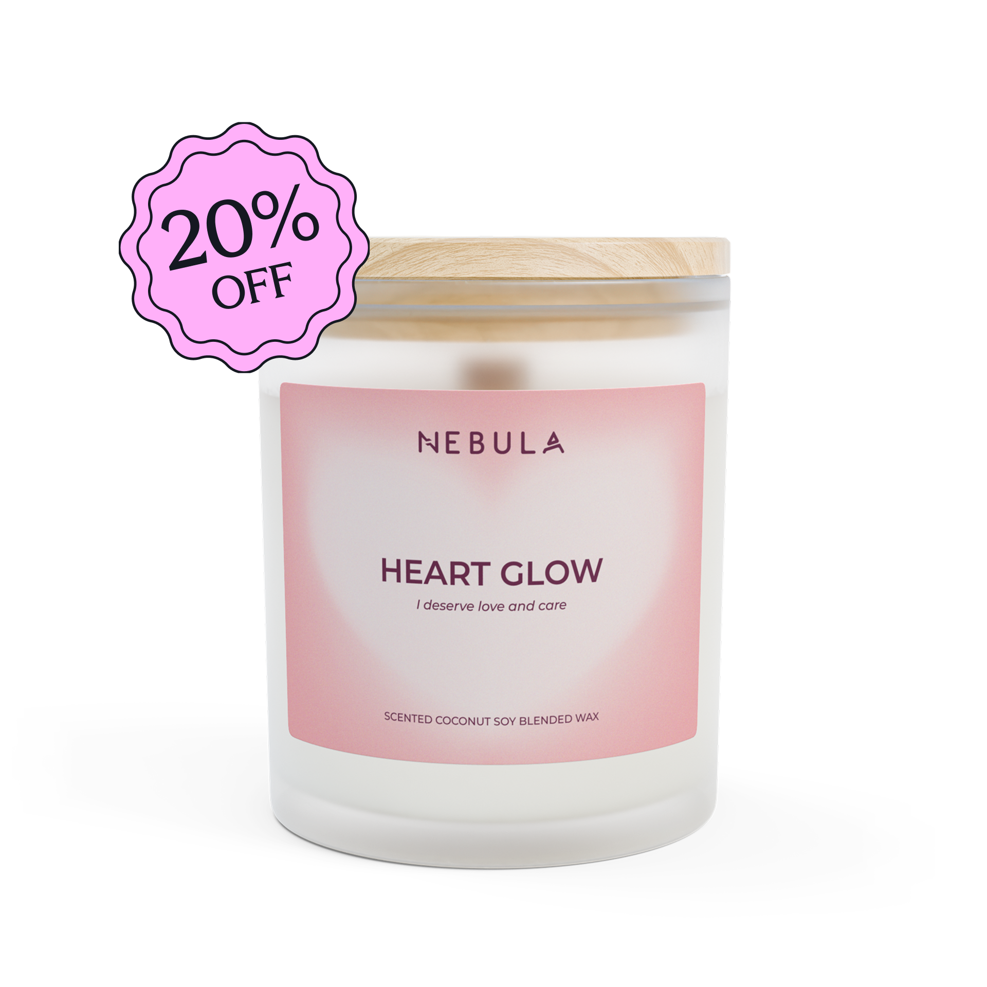 Heart Glow Candle